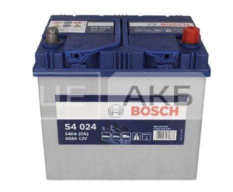 АКУМУЛЯТОР 12V 60AH 540A S4 R+ 232*173*225MM 0092S40240