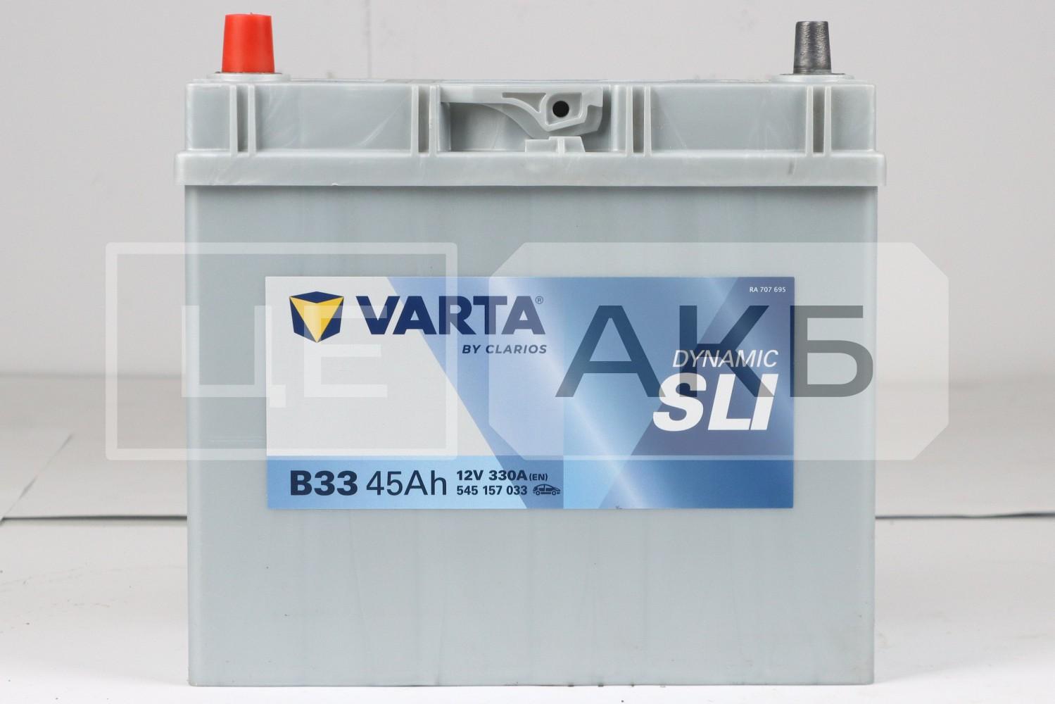 АКУМУЛЯТОР 12V 45AH 330A L+ DYNAMIC SLI 238*129*227MM 545157033