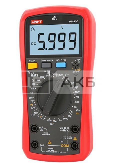 МУЛЬТИМЕТР ЦИФРОВИЙ UNI-T UT890C NCV UT890C