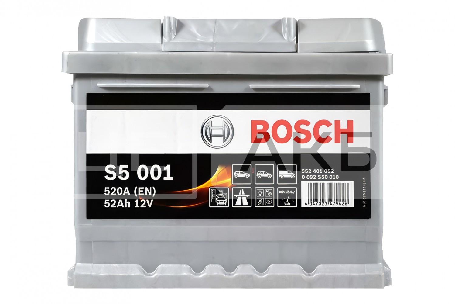 АКУМУЛЯТОР 12V 52AH 520A R+ S5 207*175*175MM 0092S50010