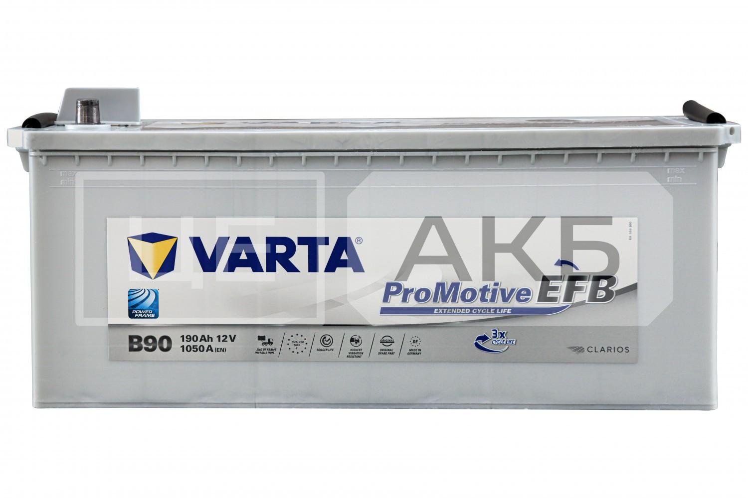 АКУМУЛЯТОР 12V 190AH 1050A L+ PROMOTIVE EFB  513*223*223MM 690500105