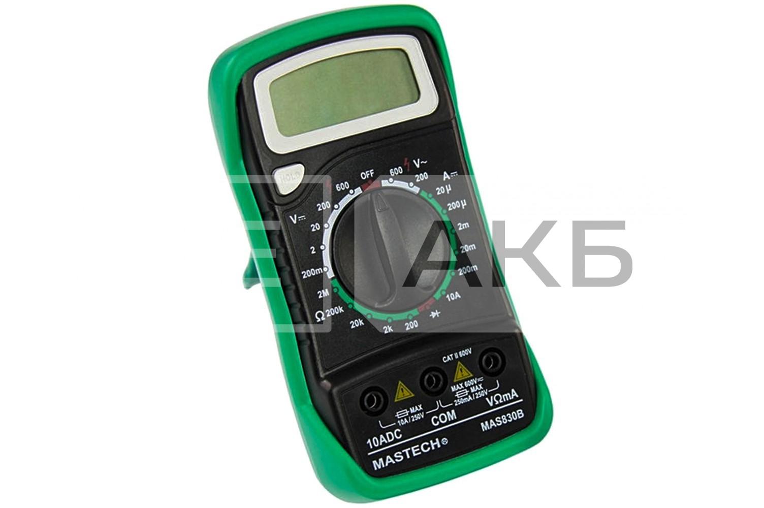 МУЛЬТИМЕТР ЦИФРОВИЙ MAS830B 13.8*6.9*3.1СМ MAS830B