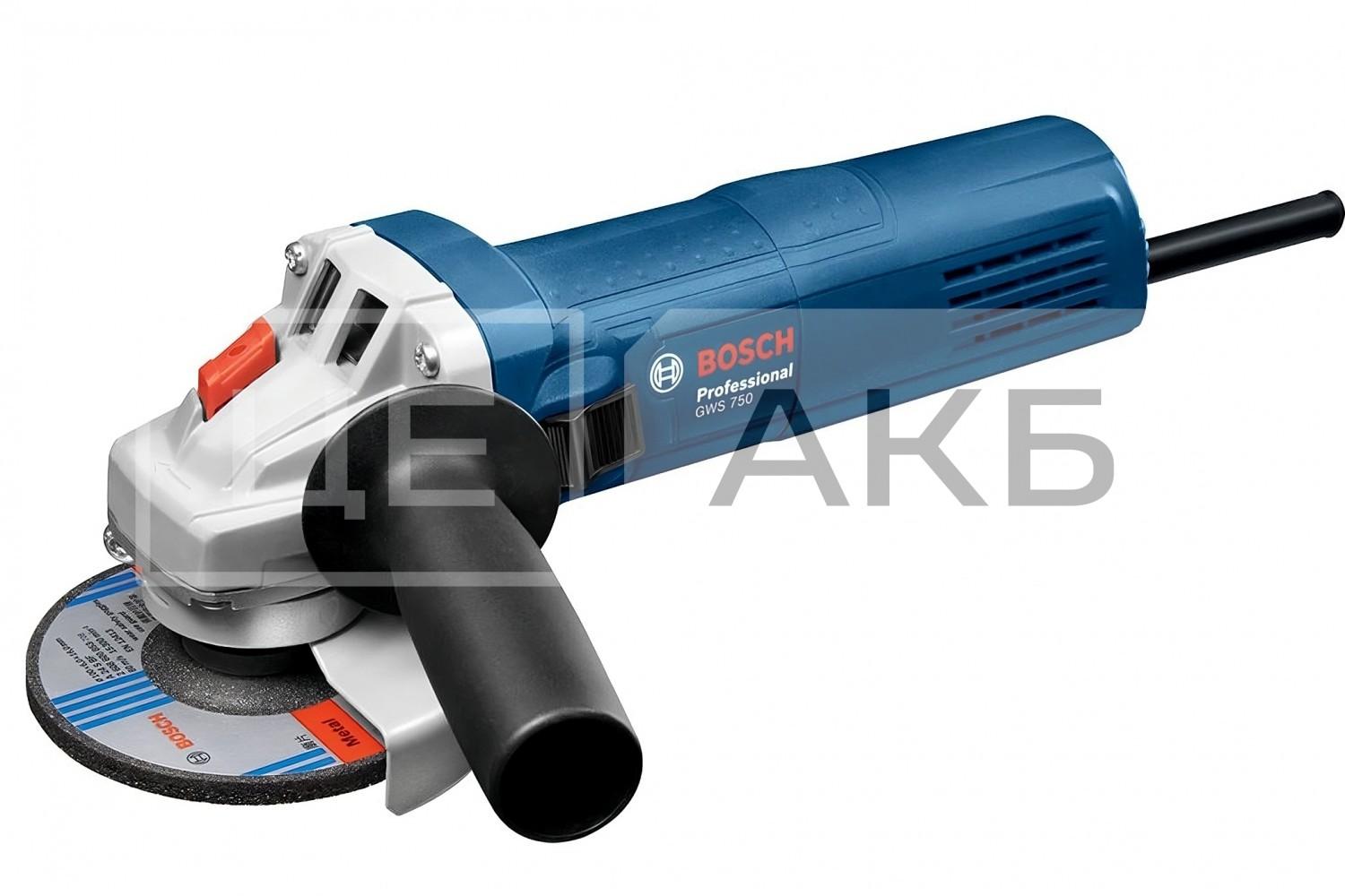 ШЛІФМАШИНА КУТОВА BOSCH Ø125MM 750W 11000 ОБ./ХВ.