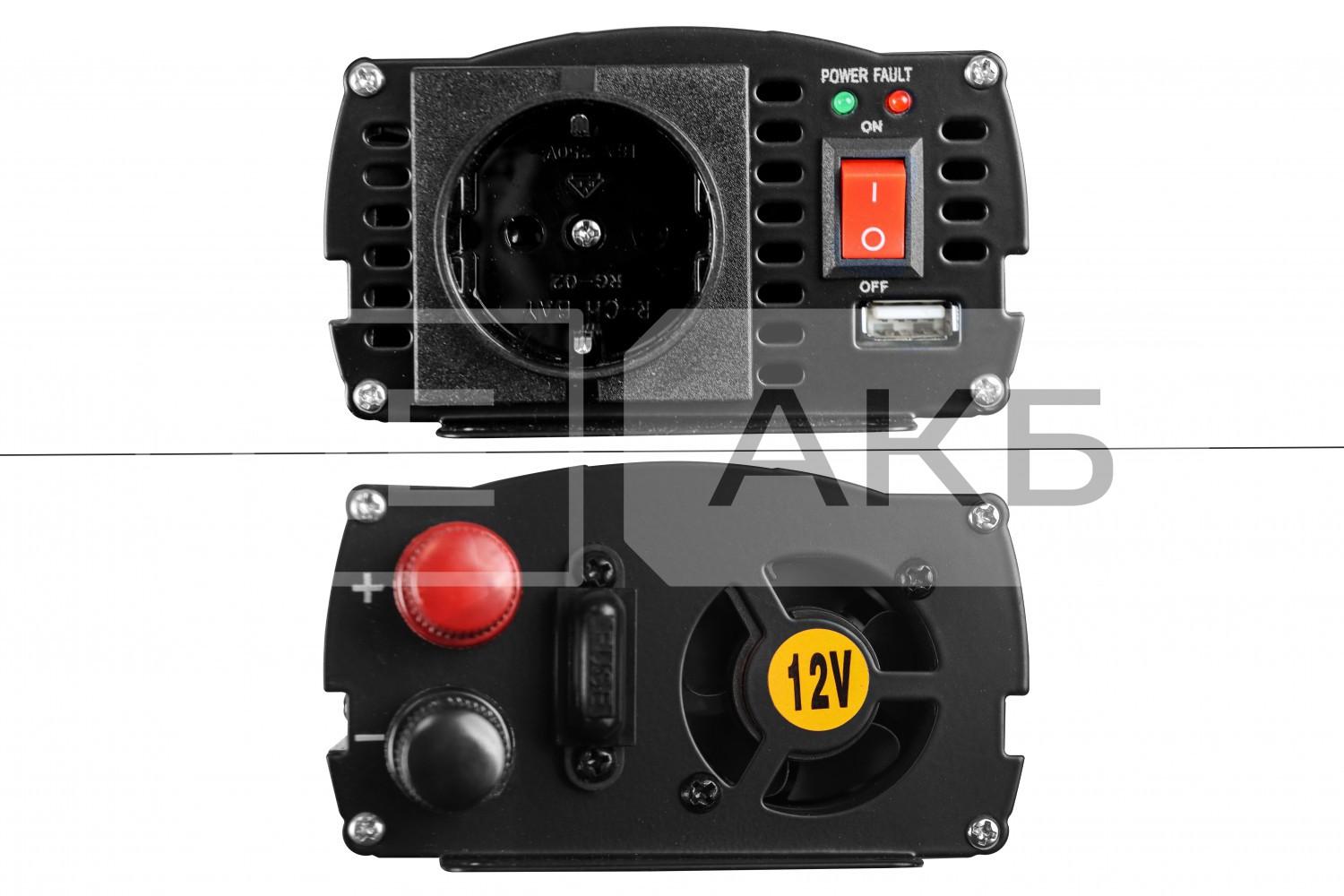 ПЕРЕТВОРЮВАЧ НАПРУГИ 12V/230V 350/500W IPS-500 3IPS050012