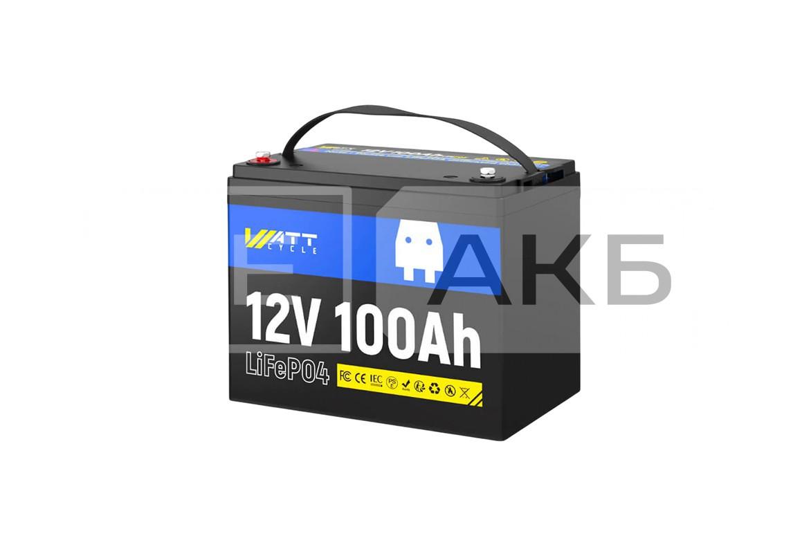 АКУМУЛЯТОР LIFEPO4 (ЛІТІЙ-ЗАЛІЗО-ФОСФАТНИЙ) 12V 100AH 1280WH BMS 260*170*210MM (ДЛЯ КОТЛІВ, СОНЯЧНИХ БАТАРЕЙ, ДБЖ, КЕМПІНГІВ)