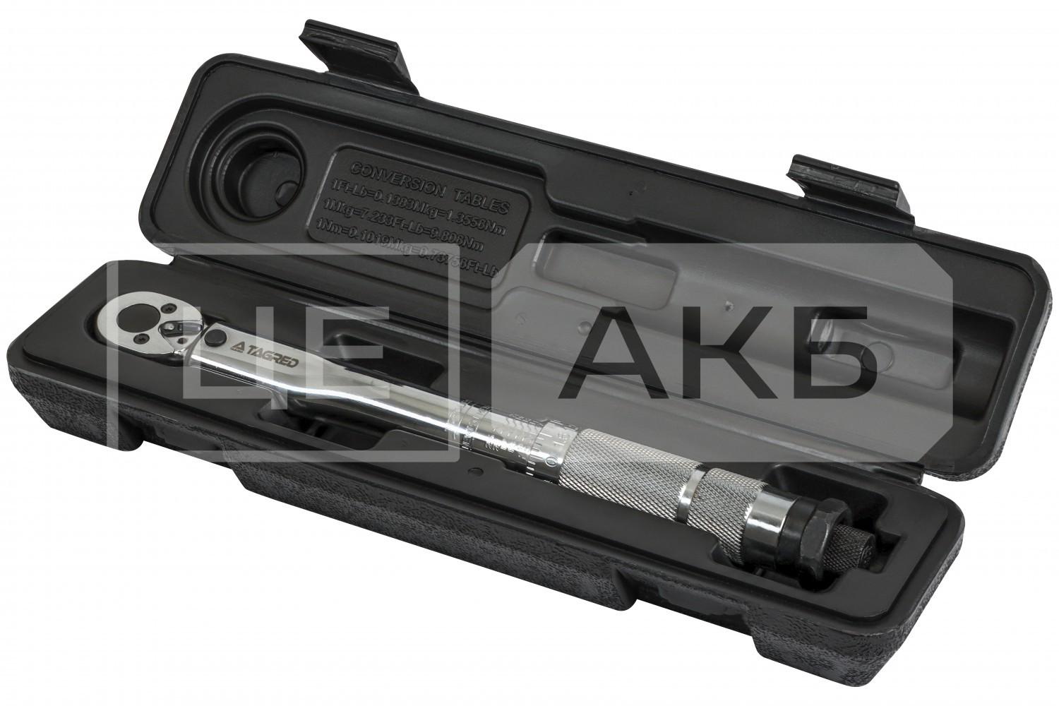 КЛЮЧ ДИНАМОМЕТРИЧНИЙ 1/4" 5-25NM L-265MM Z-45 (З БЛОКУВАННЯМ) TA4109