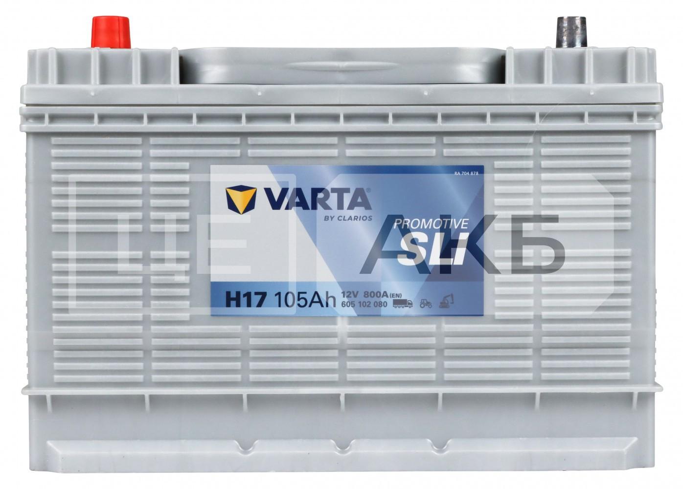 АКУМУЛЯТОР 12V 105AH 800A L+ PROMOTIVE SLI 330*172*240MM 605102080