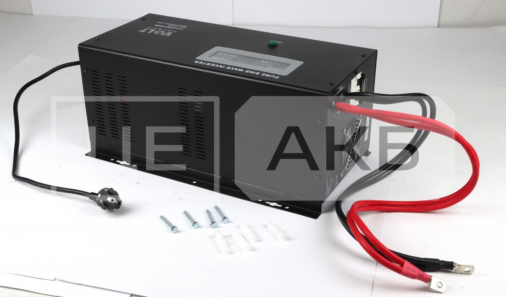 ДЖЕРЕЛО БЕЗПЕРЕБІЙНОГО ЖИВЛЕННЯ VOLT SINUSPRO-2400W 12V/230V 2400W (ПРАВИЛЬНА (ЧИСТА) СИНУСОЇДА) 3SP2400012PRZ233