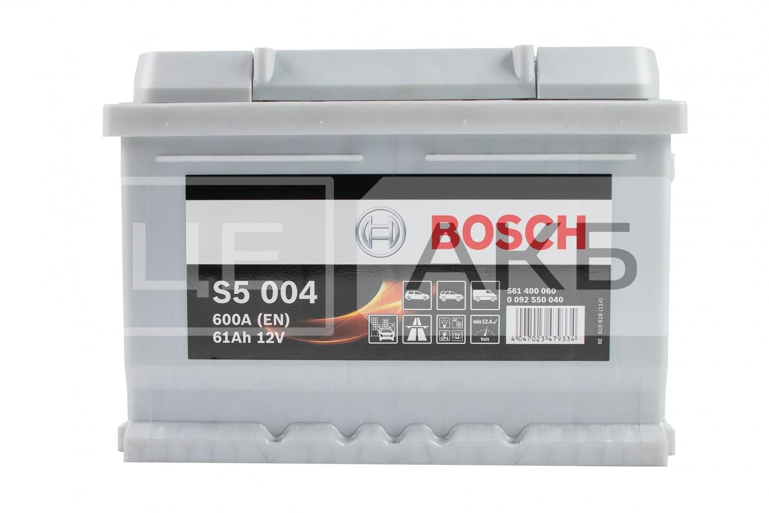 АКУМУЛЯТОР 12V 61AH 600A R+ S5 242*175*175MM B13 0092S50040