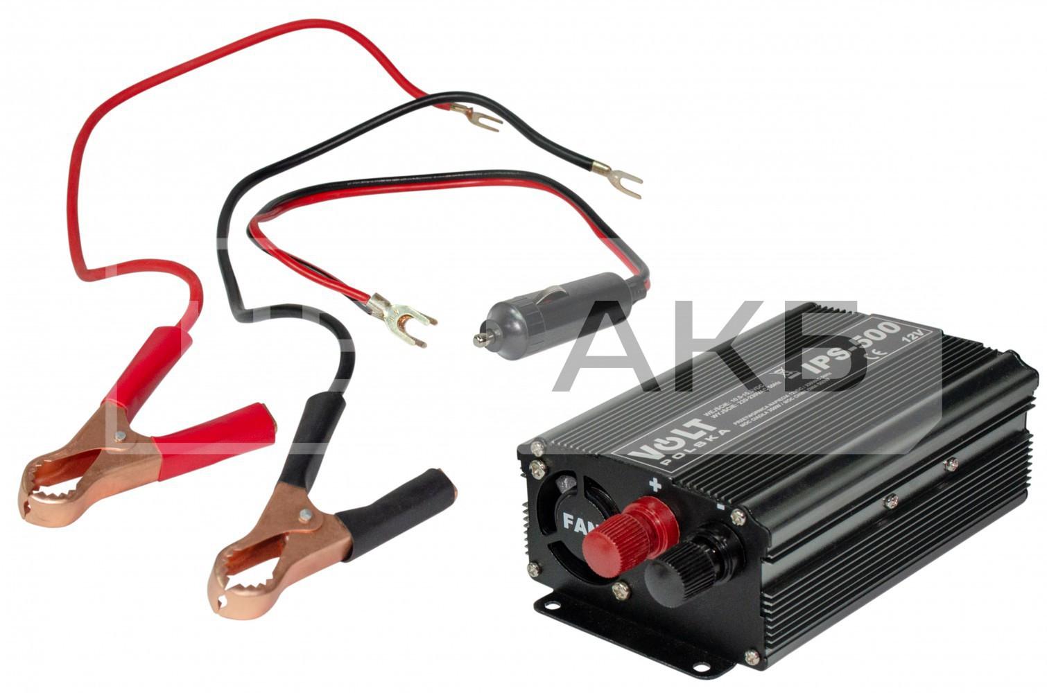 ПЕРЕТВОРЮВАЧ НАПРУГИ 12V/230V 500W IPS-500 12V230V500A