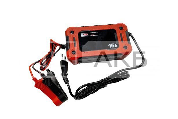 ПРИСТРІЙ ЗАРЯДНИЙ АКУМУЛЯТОРА PROWERK H-15E 12V 15A 2.0-250AH (WET/EFB/GEL/AGM/LIFEPO4 ТА START/STOP)