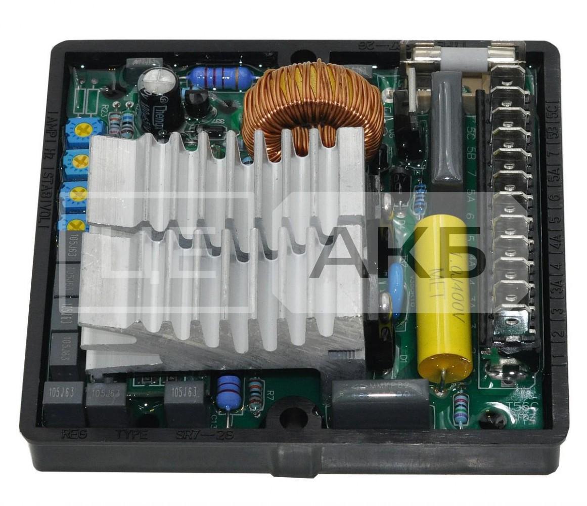 РЕГУЛЯТОР НАПРУГИ ГЕНЕРАТОРА AVR SR7/2 A483300