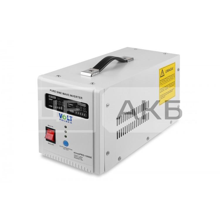 ДЖЕРЕЛО БЕЗПЕРЕБІЙНОГО ЖИВЛЕННЯ (UPS) VOLT SINUS PRO 1000E 12/230V (700/1000W) 10A (ПРАВИЛЬНА (ЧИСТА) СИНУСОЇДА) 3SP091012BPRZ232