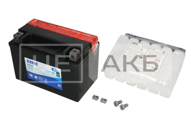 АКУМУЛЯТОР AGM 12V 8AH 120A L+ STANDARD 150*87*105MM YTX9BS