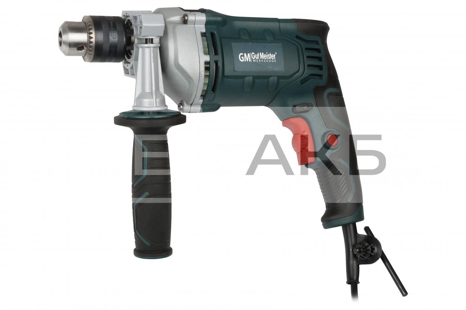 ДРИЛЬ УДАРНИЙ GUT MEISTER 910W 0-2800 ОБ/ХВ ПАТРОН 13MM ID13091